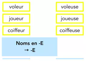 Aperçu - Apprentissages en autonomie - Atelier autonome : grammaire (féminin des noms communs) - Page 3