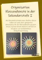 Vorschau - Präsentationen/Tafelbilder - Organisation Klassendienste in der Sekundarstufe I - Deckblatt