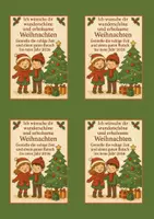 Vorschau - Bildkarten - Weihnachtswünsche für die Weihnachtsferien - Deckblatt