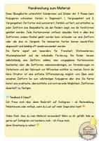 Vorschau - Stationenlernen - Übungskartei: Schwache Verben konjugieren in den verschiedenen Zeitformen - Seite 1