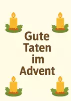 Vorschau - Bildkarten - Gute Taten im Advent - Deckblatt
