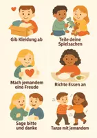 Vorschau - Bildkarten - Gute Taten im Advent - Seite 1