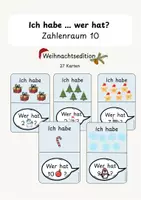 Vorschau - Spiele - „Ich habe … Wer hat?“ – Weihnachtsedition ZR 10 - Deckblatt