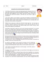 Vorschau - Arbeitsblätter - Leseprobe Deutsch Klasse 3/4 mit Differenzierung und Benotungsvorschlag! (DaZ) "Das verschwundene Pausenbrot" - Seite 2