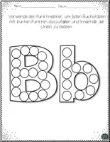 Vorschau - Mal- und Bastelvorlagen - Alphabet Dot Marker - Seite 3