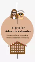 Vorschau - Arbeitsblätter - interaktiver Adventskalender digital - Deckblatt