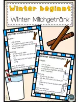 Vorschau - Poster - Winter beginnt Winter Milchgetränk - Deckblatt