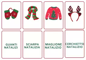 anteprima - Flashcard - Raccolta di materiali a tema Natale - Pagina 1