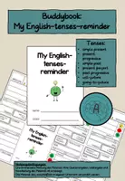 Vorschau - Arbeitsblätter - Buddy-Book: English-tenses-reminder - Deckblatt