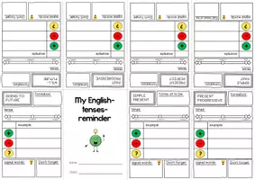 Vorschau - Arbeitsblätter - Buddy-Book: English-tenses-reminder - Seite 1