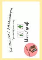 Vorschau - Fördermaterial/Inklusion - Klettmappen Arbeitsmappen Weihnachten: Größen klein groß zuordnen. Visuelle Wahrnehmung - Seite 3