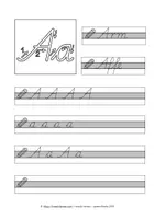 Vorschau - Unterrichtsreihen - Deutsch: Komplettpaket Buchstaben Schulausgangsschrift & Schreiblehrgang - Seite 3