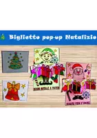 anteprima - Materiale interattivo - 🎄 Biglietto pop‑up Natalizio - Pagina di copertina