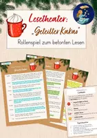 Vorschau - Unterrichtsreihen - Weihnachtliches Lesetheater: Geteilter Kakao (Dialoglesen) - Deckblatt