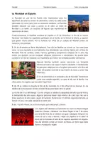 Vorschau - Arbeitsblätter - Navidad en España – Texto con preguntas - Deckblatt