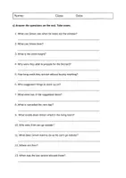 Vorschau - Arbeitsblätter - The Blizzard: Reading and Writing (English) - Seite 3
