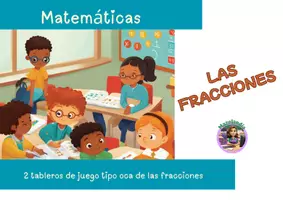 Vista previa - Juegos / Gamificación - JUEGOS DE LA OCA CON FRACCIONES - Portada