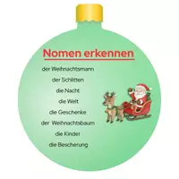 Vorschau - Arbeitsblätter - Weihnachtliches Wortartentraining - Wortarten - Stationsarbeit zu Weihnachten (Deutsch, Klasse 5/6) - Seite 3