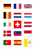 anteprima - Clipart / Immagini originali - Bandiere di tutti i paesi del mondo: Modelli di gioco - Pagina 2