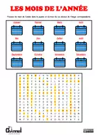 Vorschau - Arbeitsblätter - LES MOIS DE L’ANNÉE – Mots mêlés - Seite 2