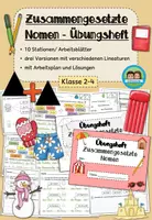 Vorschau - Arbeitsblätter - Zusammengesetzte Nomen - Übungsheft (Klasse 2-4) - Deckblatt