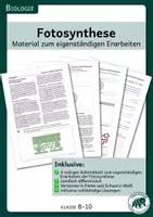 Vorschau - Arbeitsblätter - Fotosynthese - komplettes Arbeitsmaterial zum eigenständigen Erarbeiten - Deckblatt