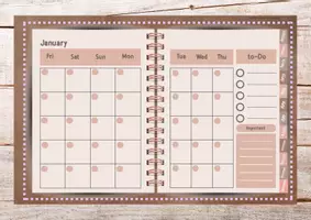 Vorschau - Präsentationen/Tafelbilder - Digital Undated Monthly Planner - Seite 3