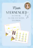 Vorschau - Stundenentwürfe - Sternenlied - So und mi, Ta und tit, Xylophon - Deckblatt