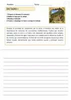 Vista previa - Hojas de trabajo - Pack de 5 Dictados para 5.º–6.º de Primaria | Fichas Doblables + Instrucciones para el Maestro - Portada