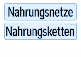 Vorschau - Präsentationen/Tafelbilder - Nahrungsketten & Nahrungsnetze - Tafelmaterial - Seite 1