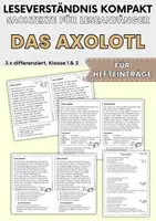 Vorschau - Arbeitsblätter - Tiere weltweit für Hefteinträge, Growing Bundle | Leseverständnis Klasse 1 + 2 - Seite 1