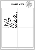 Vorschau - Mal- und Bastelvorlagen - ✨ Schneeflocken basteln – Scherenschnitt-Vorlage für den Winter | Bastelanleitung für Grundschule & Kindergarten - Seite 3