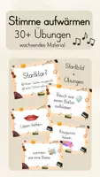 Vorschau - Präsentationen/Tafelbilder - 30+ Übungen zum Stimme aufwärmen - Deckblatt