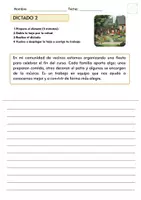 Vista previa - Unidades / Secuencias / Situaciones de Aprendizaje - Pack de 5 Dictados para 3º y 4º Primaria - Portada