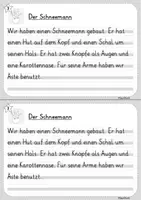 Vorschau - Arbeitsblätter - Weihnachtliche Abschreibkartei / Lesetexte - Seite 3