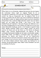 Vorschau - Arbeitsblätter - Scharia Recht Religion Arbeitsblätter mit Fragen + Lösungen Lesetext - Seite 1