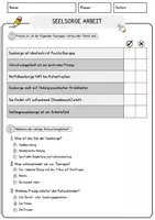 Vorschau - Arbeitsblätter - Seelsorge Arbeit Religion Arbeitsblätter mit Fragen + Lösungen Lesetext - Seite 2