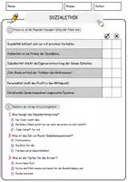 Vorschau - Arbeitsblätter - Sozialethik Religion Arbeitsblätter mit Fragen + Lösungen Lesetext - Seite 2