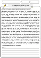 Vorschau - Arbeitsblätter - Sterbehilfe Diskussion Religion Arbeitsblätter mit Fragen + Lösungen Lesetext - Seite 1