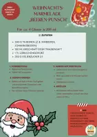 Vorschau - Arbeitsblätter - Rezeptkarte Weihnachts-Marmelade Beeren-Punsch - Deckblatt