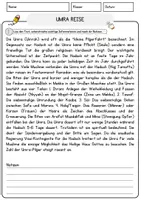 Vorschau - Arbeitsblätter - Umra Reise Religion Arbeitsblätter mit Fragen + Lösungen Lesetext - Seite 1