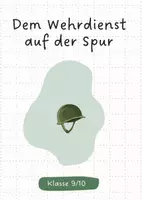 Vorschau - Stundenentwürfe - Neues Wehrdienstgesetz - Doppelstunde (Kl. 9/10) 🪖🇩🇪 - Deckblatt