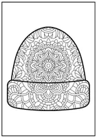 Vorschau - Mal- und Bastelvorlagen - Mandalas Winterzeit Ausmalvorlagen für Klassen 1–6 - Seite 1