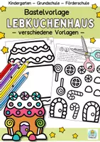Vorschau - Mal- und Bastelvorlagen - Weihnachten einfache Bilder basteln im Kunst in der Vorschule, Klasse 1, 2, Förderschule - Deckblatt
