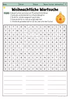 Vorschau - Arbeitsblätter - Suchsel - Weihnachten (Klasse 1-5) - Seite 2
