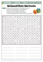 Vorschau - Arbeitsblätter - Suchsel - Weihnachten (Klasse 1-5) - Seite 3
