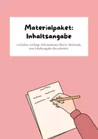 Vorschau - Arbeitsblätter - Materialpaket Inhaltsangabe Kurzgeschichte - Deckblatt