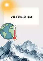 Vorschau - Arbeitsblätter - Der Föhn-Effekt in den Alpen - Deckblatt