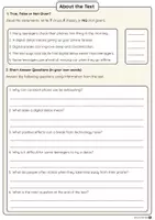 Vorschau - Arbeitsblätter - Digital Detox – Reading Comprehension & Writing Task (B1–B2) - Seite 2