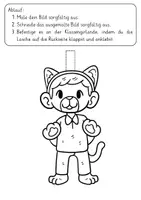 Vorschau - Arbeitsblätter - Girlande Karneval, Fasching, Fasnacht | Klassenprojekt | Basteln | Kostüme - Seite 3